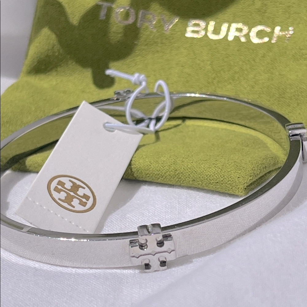 TORY BURCH Kira Enamel 7mm Cross Bracelet